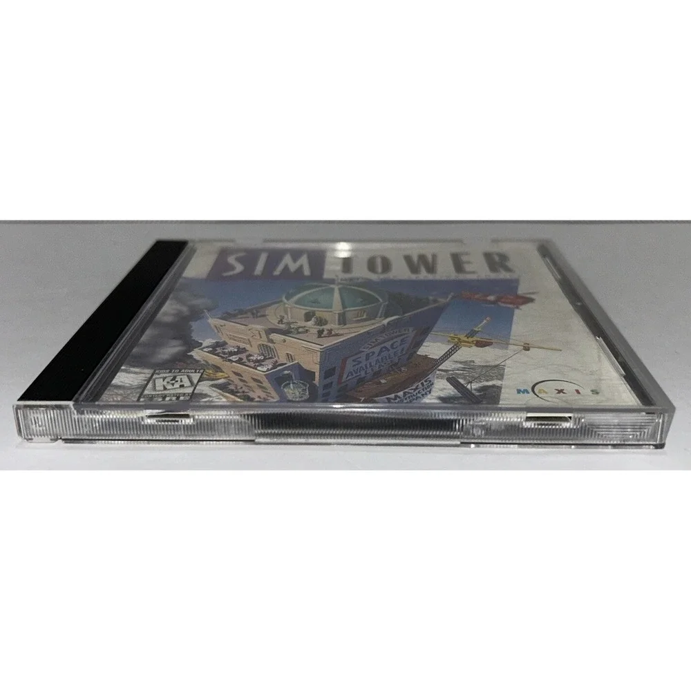 SimTower The‎ Vertical Empire (PC CD-ROM) 1997 Vintage Computer Game
